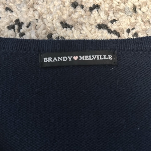 Brandy Melville argyle knit button up - Picture 3 of 4
